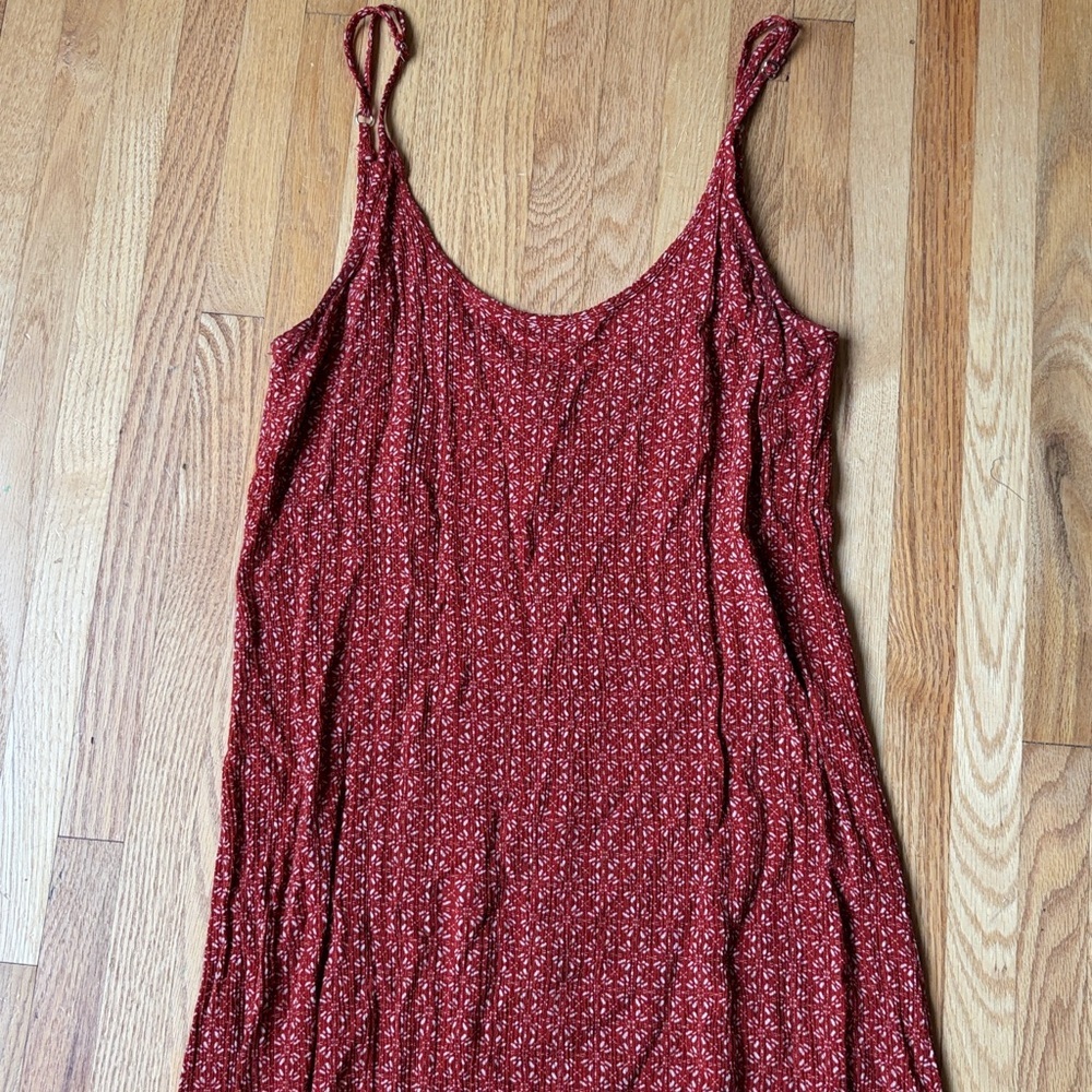 Forever 21 Red Midi Dress - Picture 3 of 5